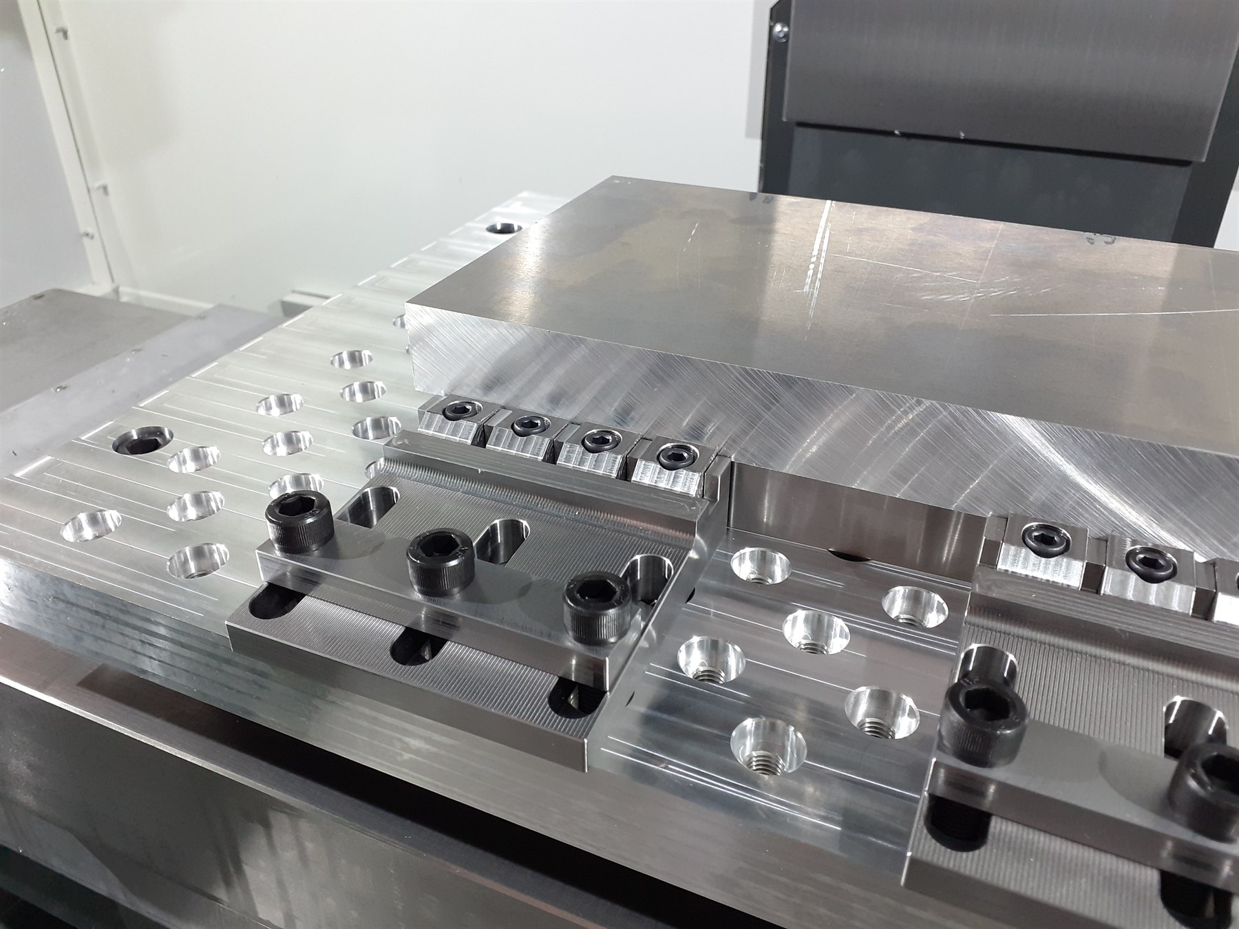 Table et montage de bridage aluminium